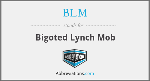 BLM - Bigoted Lynch Mob