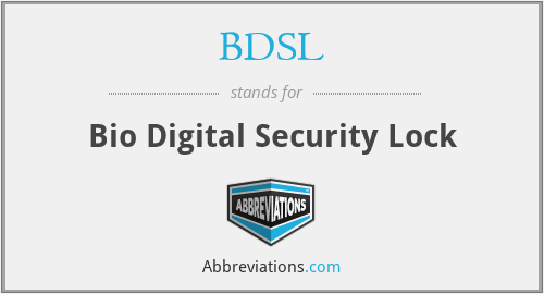 BDSL - Bio Digital Security Lock