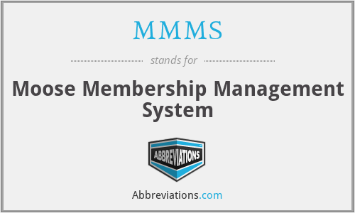 MMMS - Moose Membership Management System