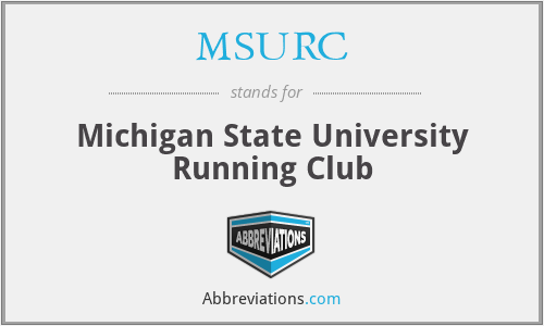 MSURC - Michigan State University Running Club