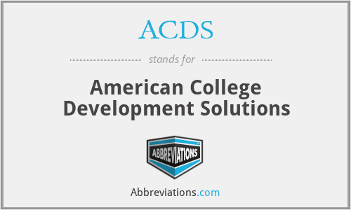 ACDS - American College Development Solutions