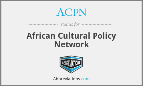 ACPN - African Cultural Policy Network