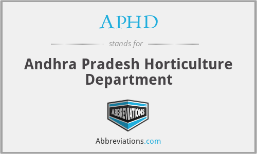 APHD - Andhra Pradesh Horticulture Department