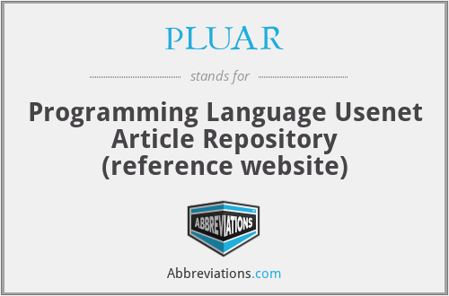 PLUAR - Programming Language Usenet Article Repository (reference website)