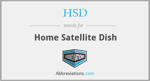 HSD - Home Satellite Dish
