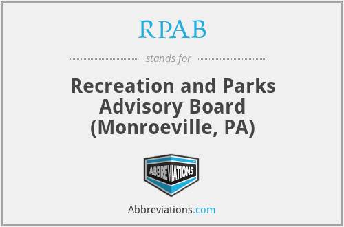 RPAB - Recreation and Parks Advisory Board (Monroeville, PA)