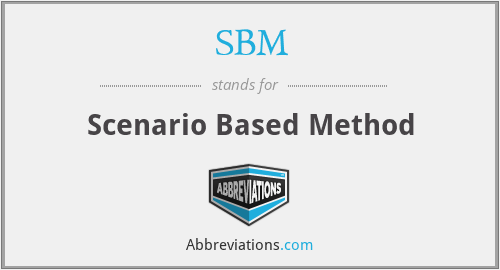 SBM - Scenario Based Method
