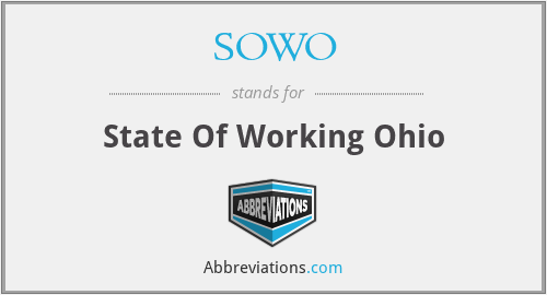 SOWO - State Of Working Ohio