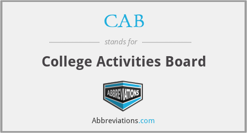 CAB - College Activities Board