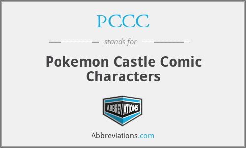 PCCC - Pokemon Castle Comic Characters