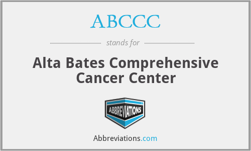 ABCCC - Alta Bates Comprehensive Cancer Center