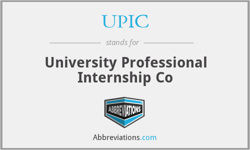 UPIC - University Professional Internship Co