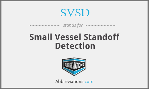 SVSD - Small Vessel Standoff Detection