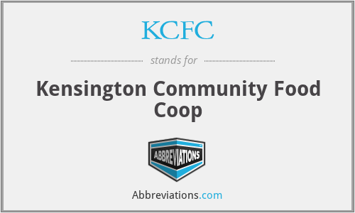 KCFC - Kensington Community Food Coop