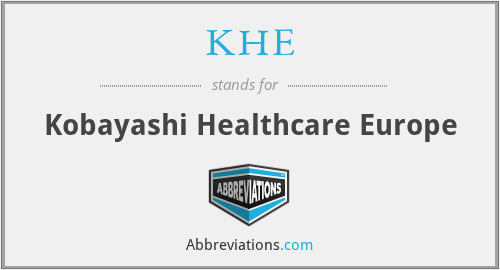 KHE - Kobayashi Healthcare Europe