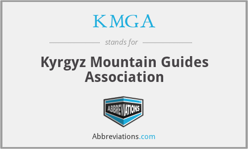 KMGA - Kyrgyz Mountain Guides Association
