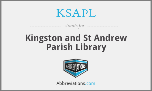 KSAPL - Kingston and St Andrew Parish Library