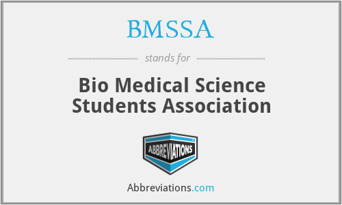 BMSSA - Bio Medical Science Students Association