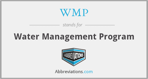 WMP - Water Management Program