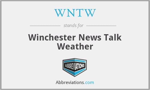 WNTW - Winchester News Talk Weather
