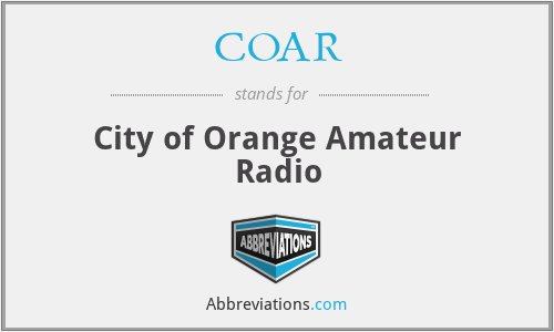 COAR - City of Orange Amateur Radio