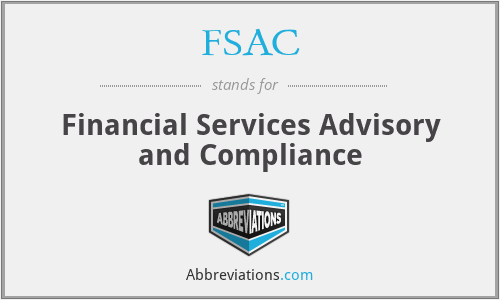 FSAC - Financial Services Advisory and Compliance