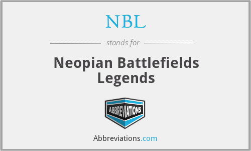 NBL - Neopian Battlefields Legends