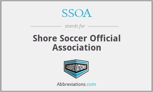 SSOA - Shore Soccer Official Association