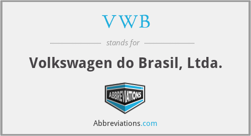 VWB - Volkswagen do Brasil, Ltda.