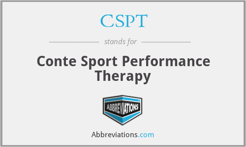 CSPT - Conte Sport Performance Therapy