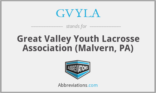 GVYLA - Great Valley Youth Lacrosse Association (Malvern, PA)