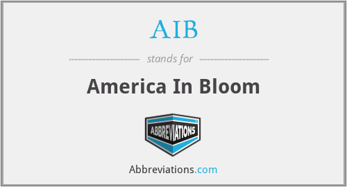 AIB - America In Bloom