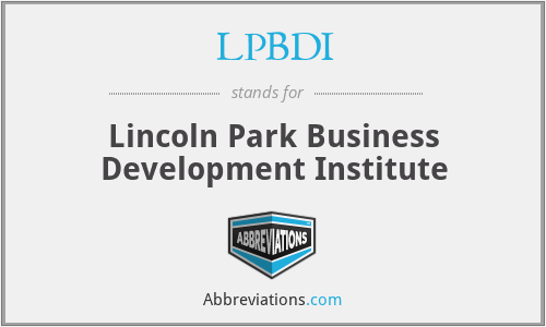 LPBDI - Lincoln Park Business Development Institute