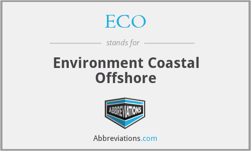ECO - Environment Coastal Offshore