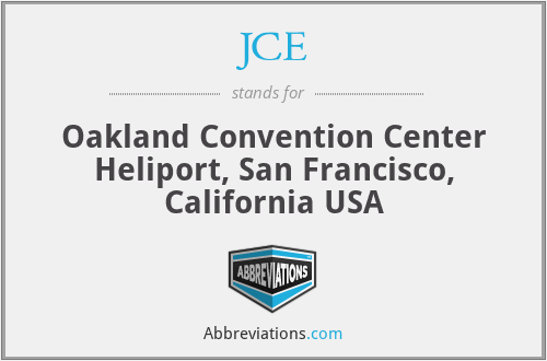 JCE - Oakland Convention Center Heliport, San Francisco, California USA