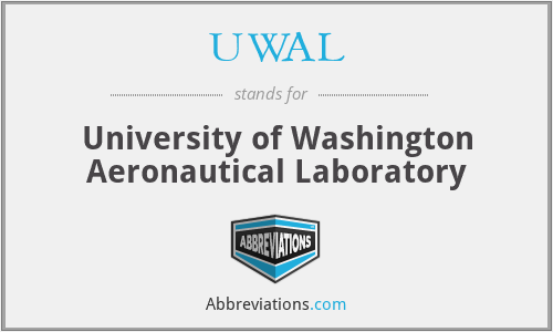 UWAL - University of Washington Aeronautical Laboratory