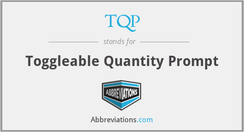 TQP - Toggleable Quantity Prompt