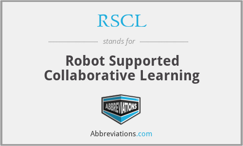 RSCL - Robot Supported Collaborative Learning