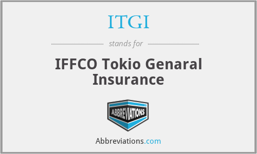 ITGI - IFFCO Tokio Genaral Insurance