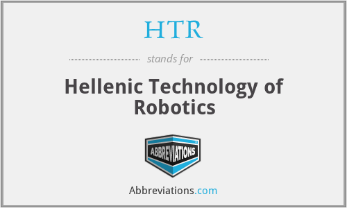 HTR - Hellenic Technology of Robotics