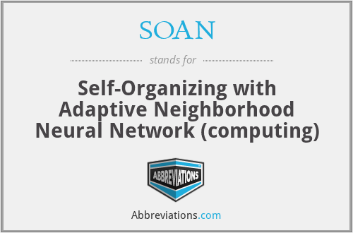SOAN - Self-Organizing with Adaptive Neighborhood Neural Network (computing)