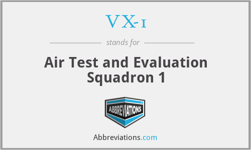 VX-1 - Air Test and Evaluation Squadron 1