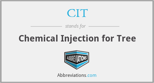 CIT - Chemical Injection for Tree