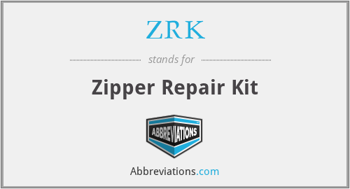 ZRK - Zipper Repair Kit