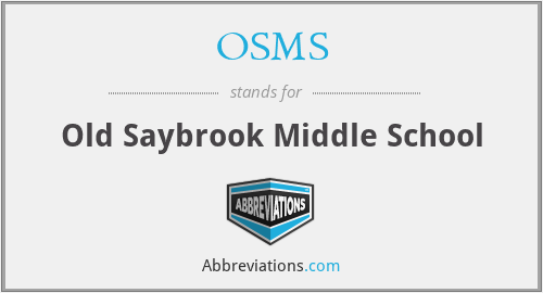 OSMS - Old Saybrook Middle School