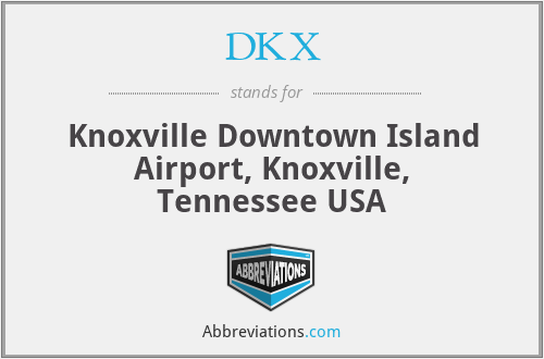 DKX - Knoxville Downtown Island Airport, Knoxville, Tennessee USA