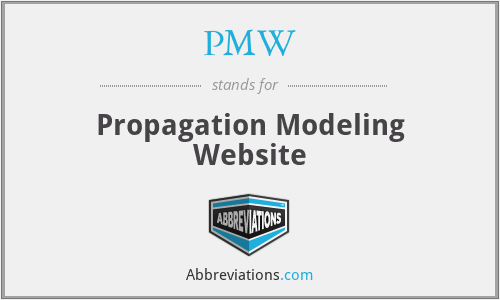 PMW - Propagation Modeling Website