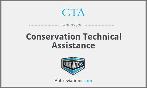 CTA - Conservation Technical Assistance