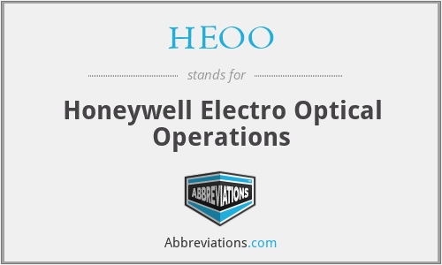 HEOO - Honeywell Electro Optical Operations