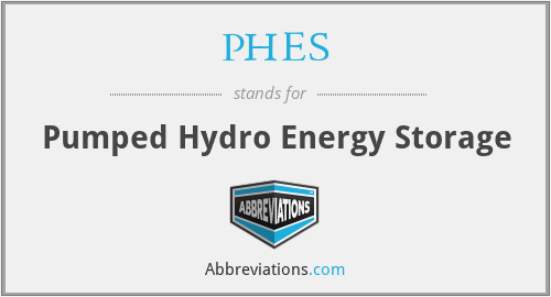 PHES - Pumped Hydro Energy Storage